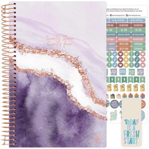 Bloom Daily Planner AY23-24 Daydream Believer Lavender